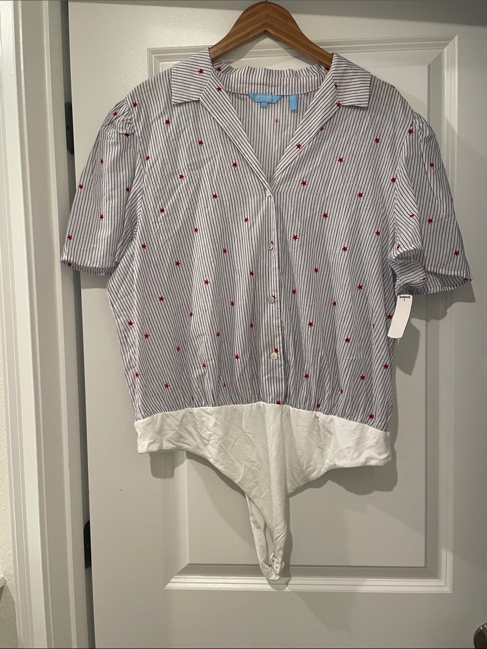 Draper James rsvp star bodysuit xxl nwt